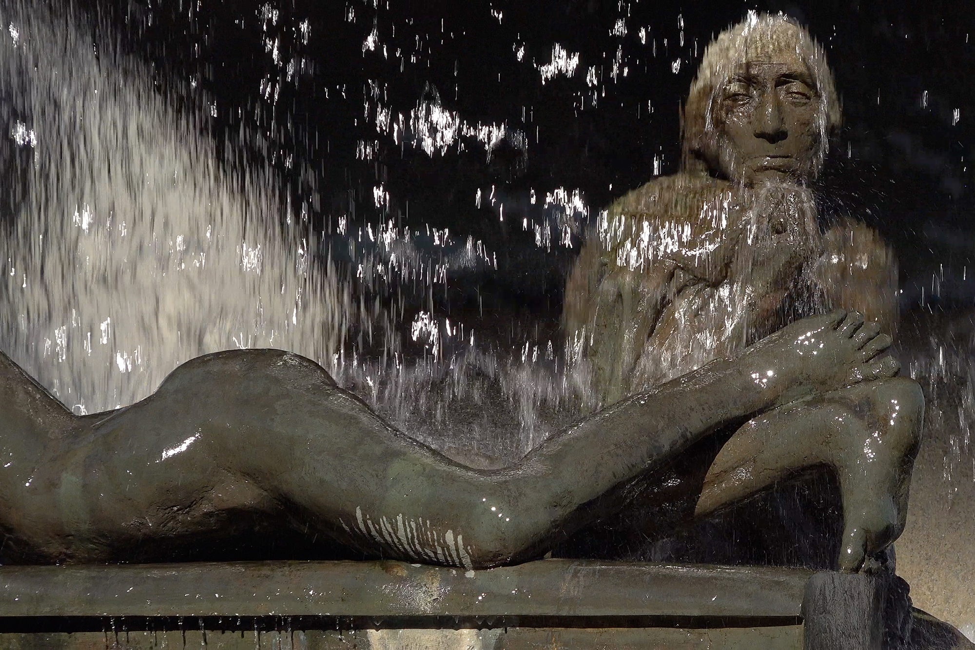 Christoph Radke, Berlin, Brunnen auf dem Wittenbergplatz, 2020